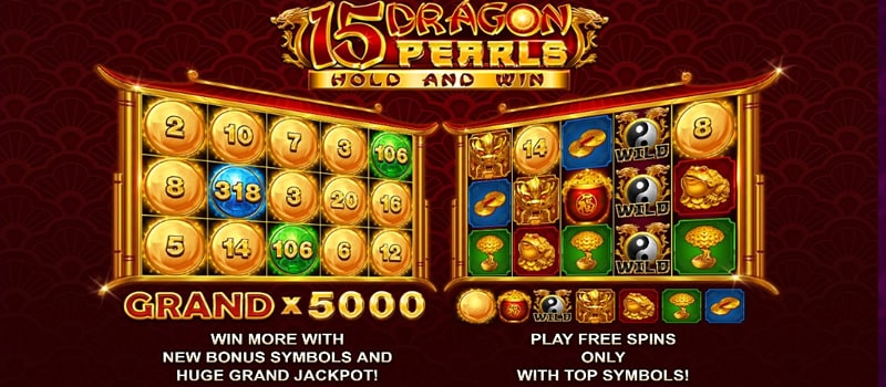Jackpot 15 Perles du dragon