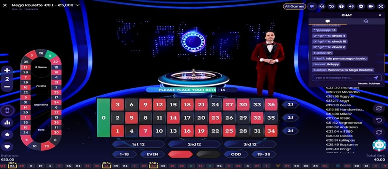 Mega Roulette de Pragmatic Play
